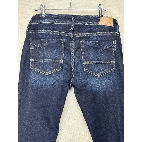 Buckle BKE Stella Bootcut Low Rise Slim Fit Jeans Womens 29x25” Dark Wash READ - Picture 8 of 16